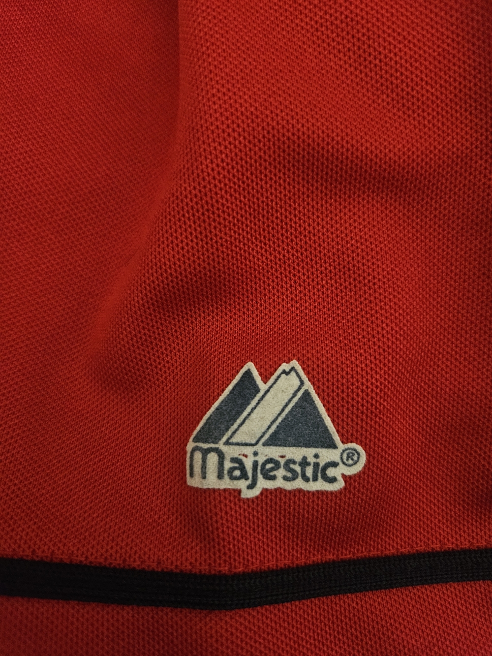 Majestic Red Kids Boston Red Sox Jersey with Black Trim Varitek #33 - Picture 4 of 9